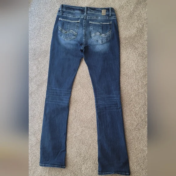 BKE Stella Bootcut Slim Fit Low Rise Jeans 30×37 1/2 - Picture 3 of 7